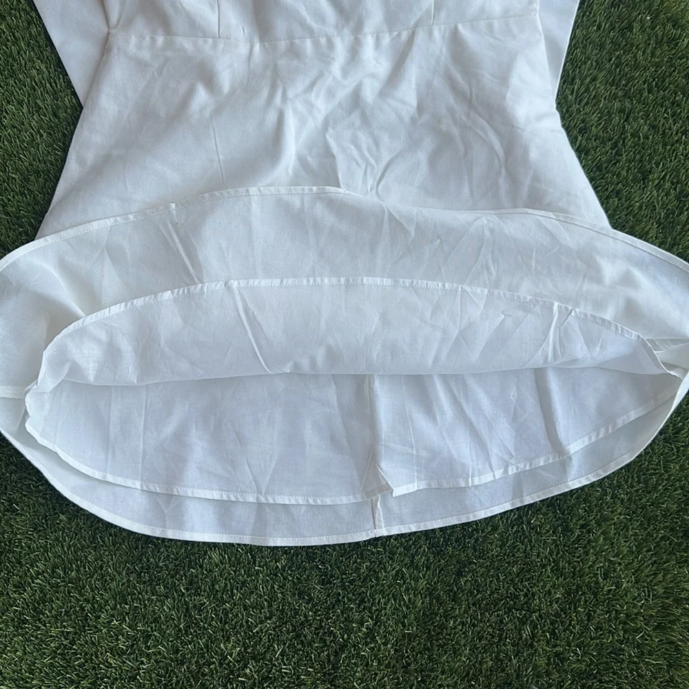 Altar'd State Ivory Strapless Dress Bow in back Women’s Size Large - Picture 5 of 11